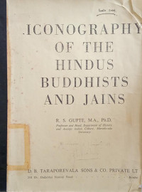 Image of Iconography Of The Hindus Buddhists And Jains