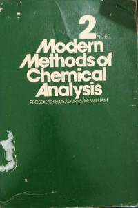 Image of Modern Methods Of Chemical Analysis Second Edition