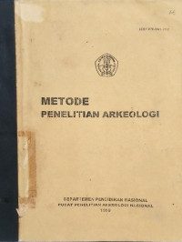 Image of Metode Penelitian Arkeologi (copy)