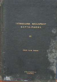 Image of Tatanegara Madjapahit Sapta Parwa III