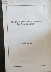 Image of The Interpretation Of Documents And Material Culture (Copy)