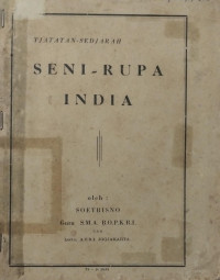 Image of Tjatatan Sedjarah Seni Rupa India