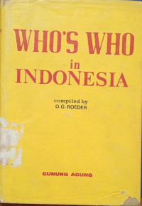 Image of Who's Who In Indonesia